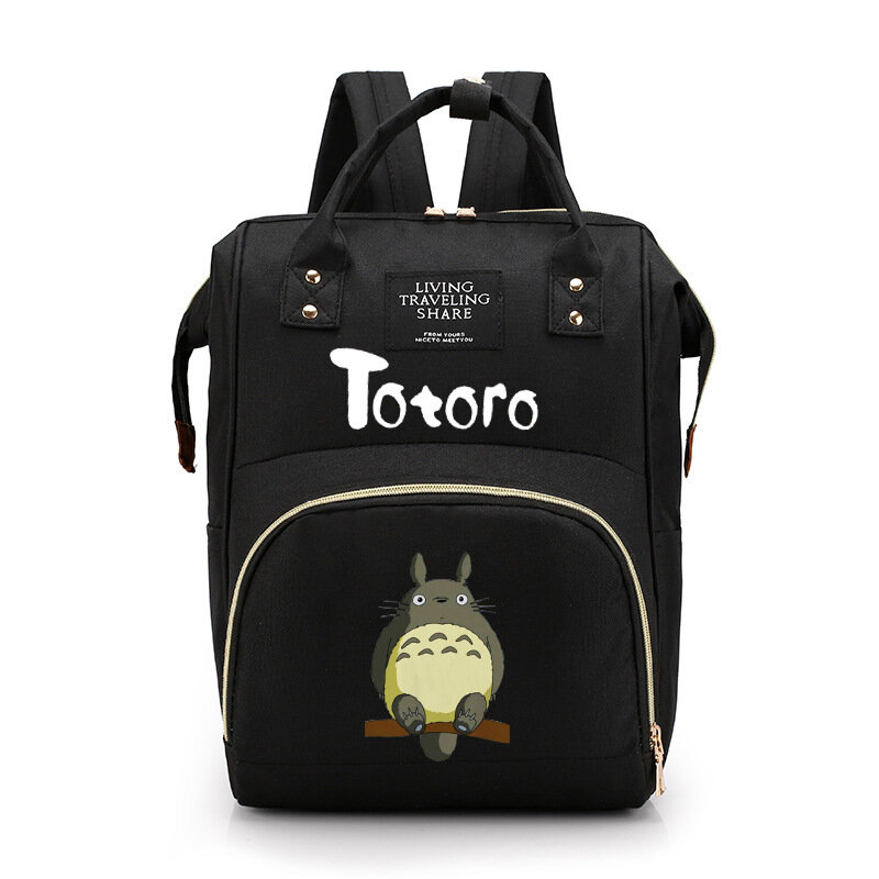 กระเป๋าเป้สะพายหลังวัยรุ่นเด็กนักเรียนโรงเรียนแล็ปท็อปกระเป๋าเดินทาง Totoro กระเป๋าเป้สะพาย...