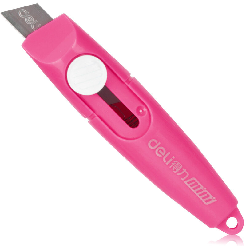 Mini couteau utilitaire couleur, papier portable, petit couteau utilitaire, lettre ventilée, école, papeterie, fournitures de bureau, détachement, 2020