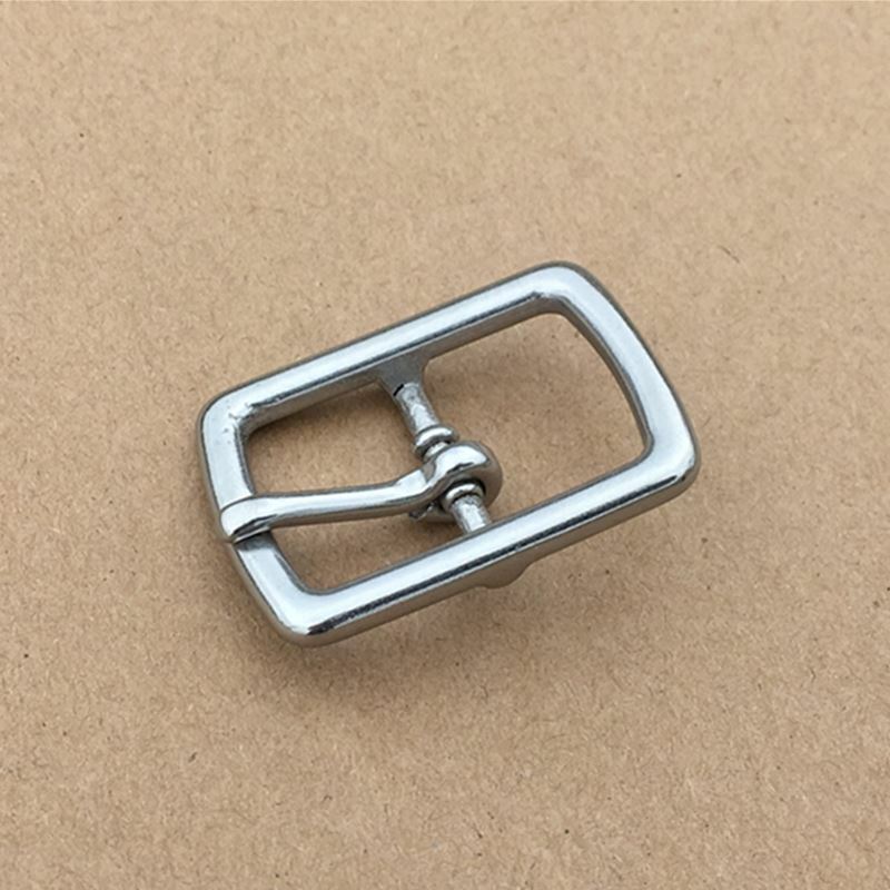 50pcs Garment Bag Leather Stainless Steel Pin Buckle 21mm