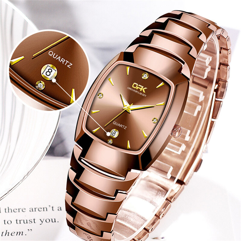 Luksusowy zegarek mężczyźni zegarki kwarcowe wodoodporne bransoletki dla par zegarki kobiety Reloj Lover Montre Orologio Uomo kwarcowy Relogios
