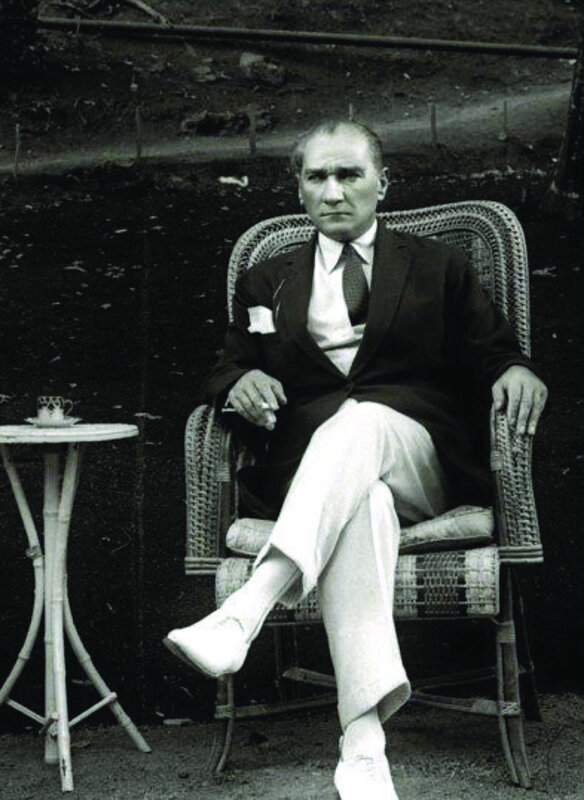 Ataturk – planche en bois rétro, 23x31,5, décoration pour la maison, le bureau, le café