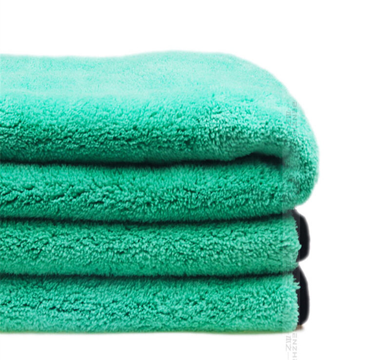 1200GMS Auto ręczniki z mikrofibry bezszwowe ręczniki do osuszania do samochodów miękka tkanina do suszenia samochodów myjnia samochodowa Detailing polerowanie ręcznik do polerowania