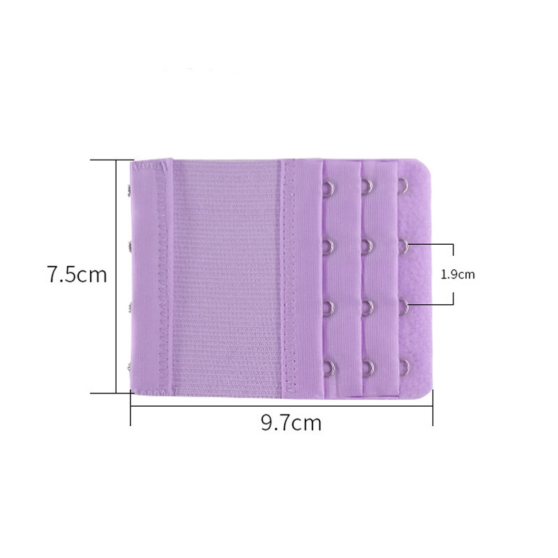 Bra Extenders Strap Buckle Extension 3 Rows 4 Hooks Bra Strap Extender Sewing Tool Intimates Accessories for Women Bra Strap