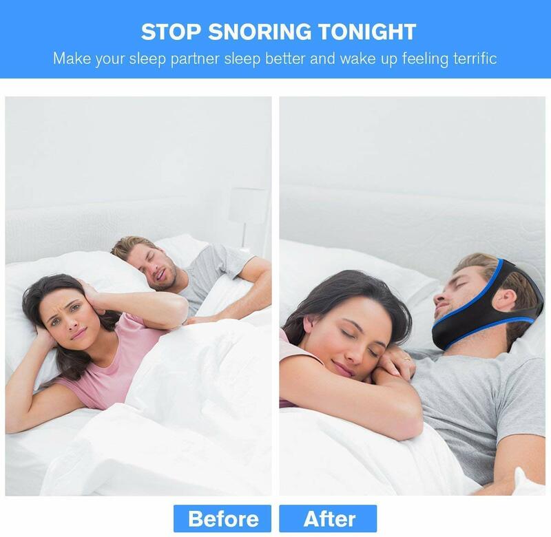 Anti Dengkur Berhenti Mendengkur Chin Tali untuk Mendengkur Solusi Anti Mendengkur Perangkat Tidur Bantuan untuk Pria dan Wanita Anda tidur Yang Terbaik