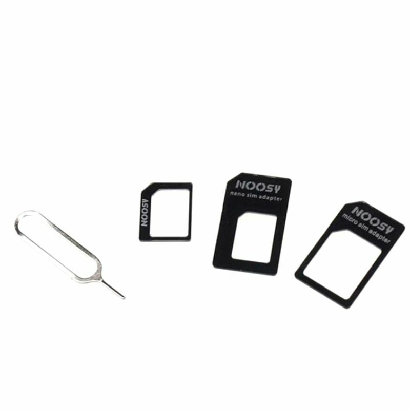 Carte Nano SIM 4 en 1, adaptateur Micro Standard pour iPhone, Samsung 4G LTE, routeur USB sans fil