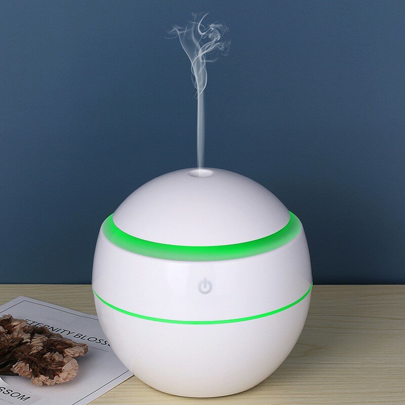 130ML Mini Portable Ultrasonic Air Humidifer Aroma Essential Oil Diffuser USB Mist Maker Aromatherapy Humidifiers for Home Table