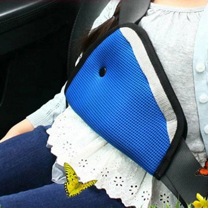 Supporto di regolazione della cintura di sicurezza per bambini coprispalle per auto anti-collo posizionatore della cintura di sicurezza clip per cintura di sicurezza per bambini per la sicurezza dei bambini