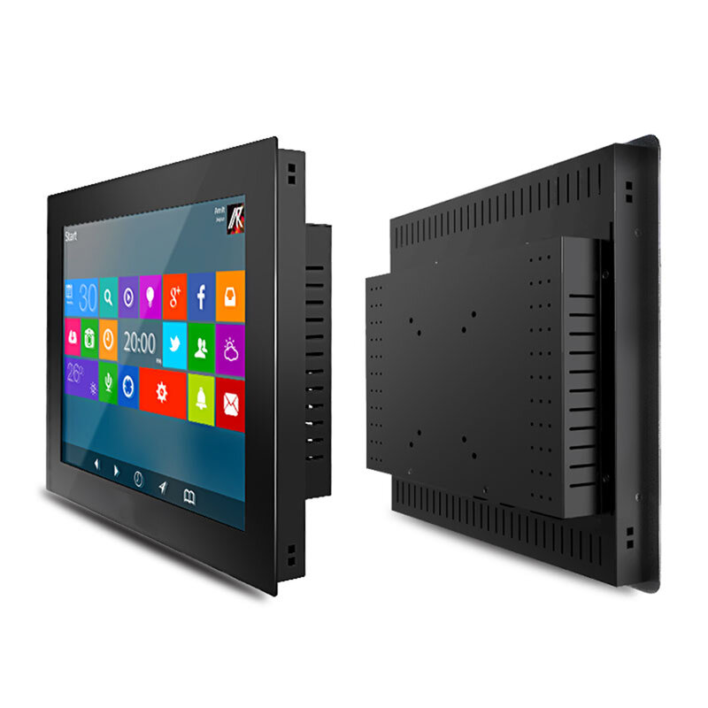 Tablet PC Tudo-em-um Embutido Industrial, Mini Computador, Painel com Tela de Toque Resistiva, Wi-Fi, i5-5250U, 23.6, 18.5, 19"