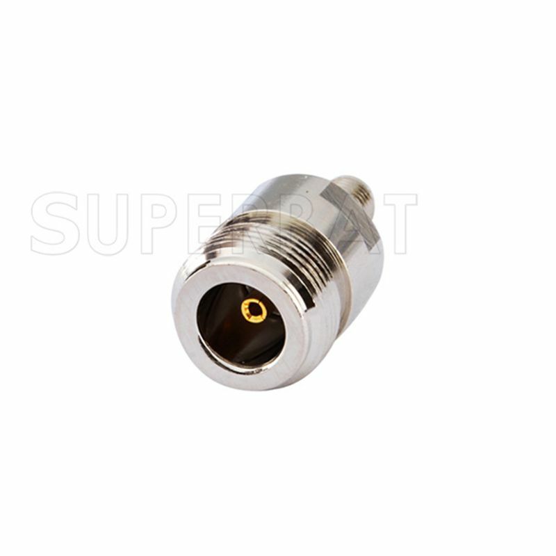 Superbat 2pcs SMA-N Adapter RP-SMA Jack (male pin) to N Female Straight Connector