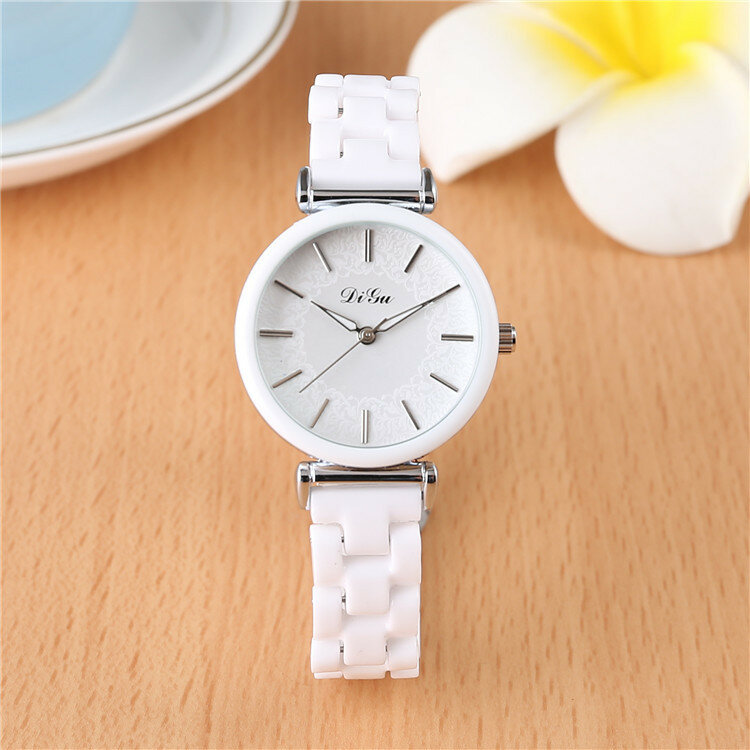 SAILWIND 여성용 세라믹 팔찌 손목 시계, 럭셔리 여성용 쿼츠 시계, 패션 시계, 날짜 시계