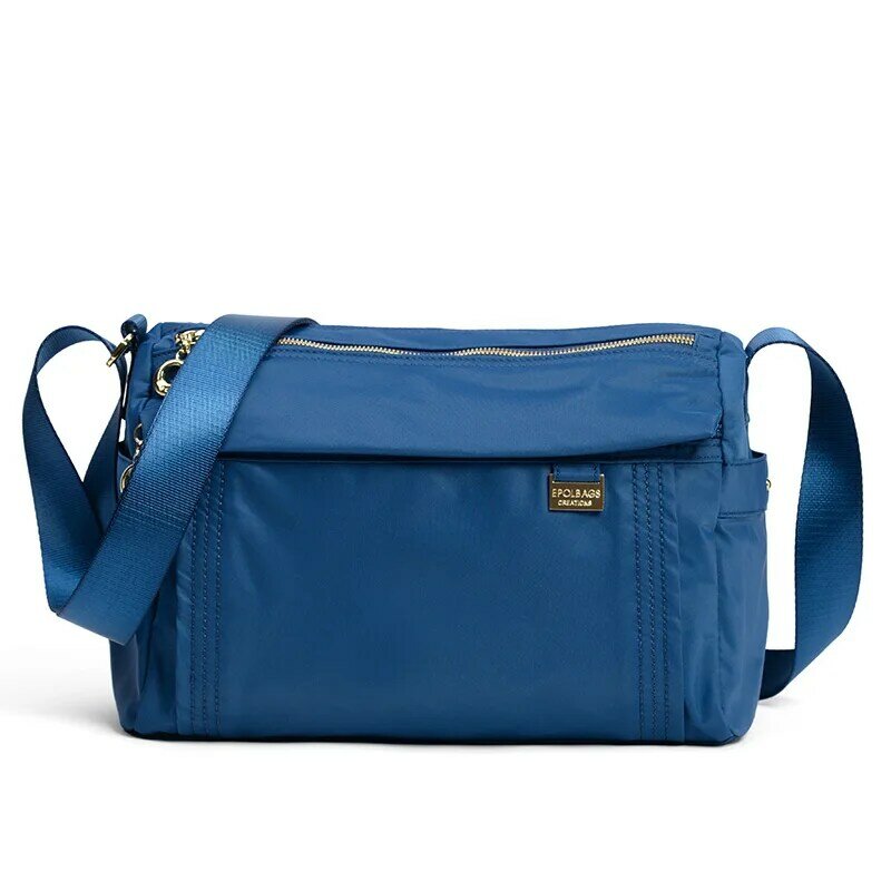 Fouvor, новые модные маленькие сумки через плечо для женщин, нейлоновая однотонная сумка-мессенджер на молнии, 6013-04