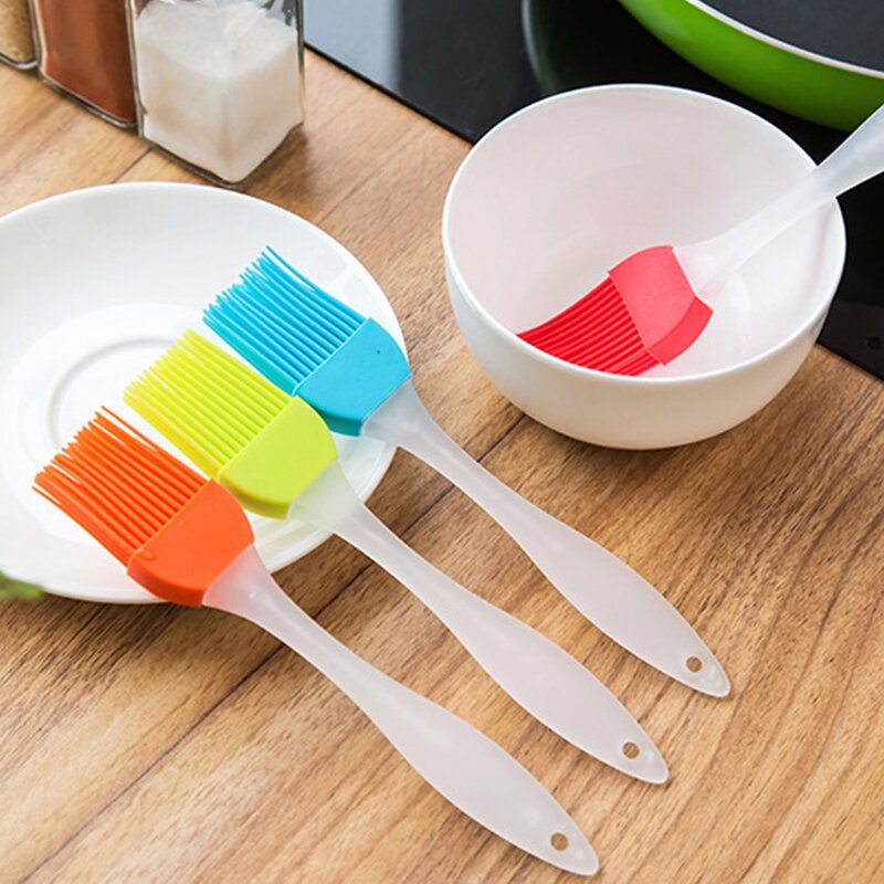 Easy To Clean Soft Silicone Baking Bakeware Bread Cook Pastry Oil Cream BBQ Tools Basting Brush Kitchen Utensils