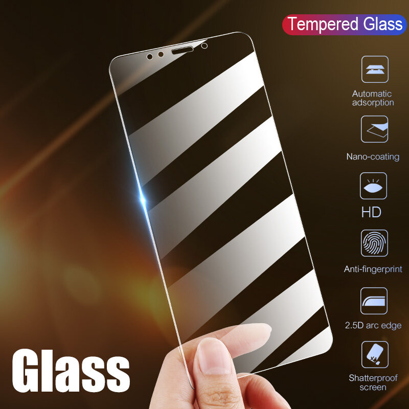Full Cover Glass on the For  iPhone X XS Max XR Tempered Glass For iPhone 7 8 6 6s Plus 5 5S SE 11 Pro Screen Protector