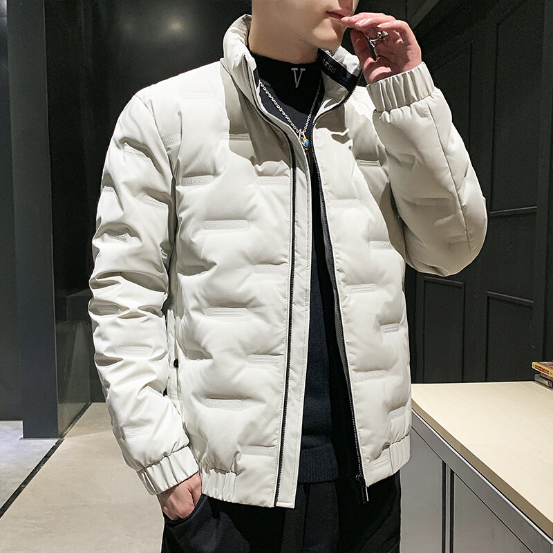 Chaqueta de plumón de pato blanco para hombre, abrigo cálido de talla grande 8XL, estilo Hip Hop, juvenil, otoño e invierno, 2020