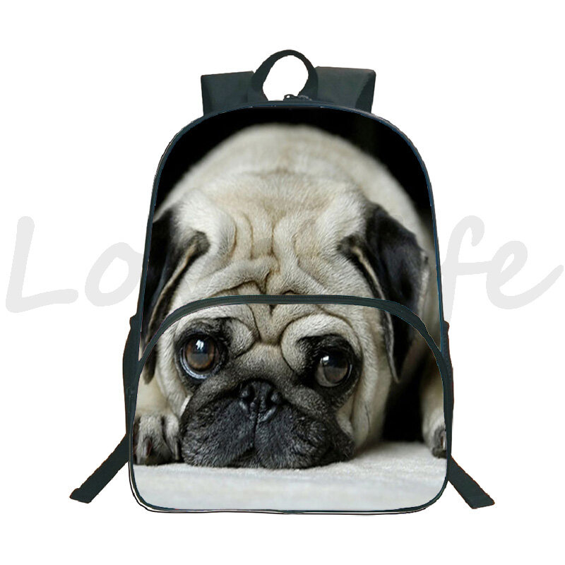 Hình Chó Dễ Thương Chó Husky Ba Lô Cho Bé Trai Bé Gái Schoolbags Bulldog Bookbags Trẻ Em Có Túi Schoolbags Chăn Cừu Đức Du Lịch Ba Lô Vải