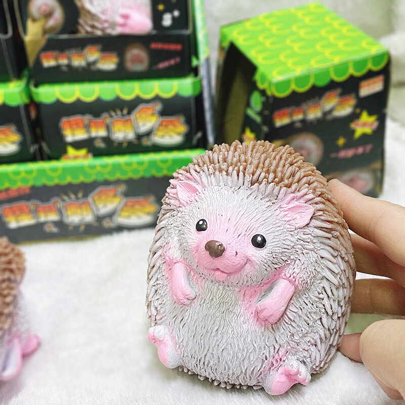 ของเล่นการ์ตูน Kawaii Hedgehog ของเล่น Squishy ความเครียดบรรเทาความเครียด Antistress ของเล่น Decompression ผู้ใหญ่