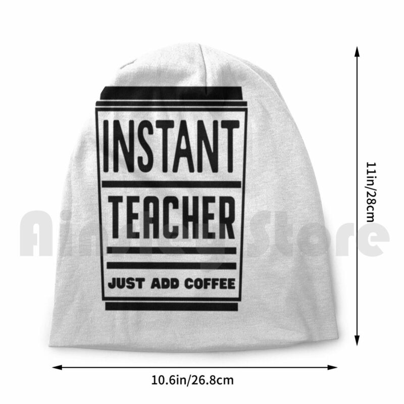ครูทันทีเพียงเพิ่มกาแฟ! หมวกบีนนี่แบบมีขอบพิมพ์ลายแบบ DIY เบาะรองนั่งสำหรับครูสอนทำกาแฟครูอาจารย์ทำงาน