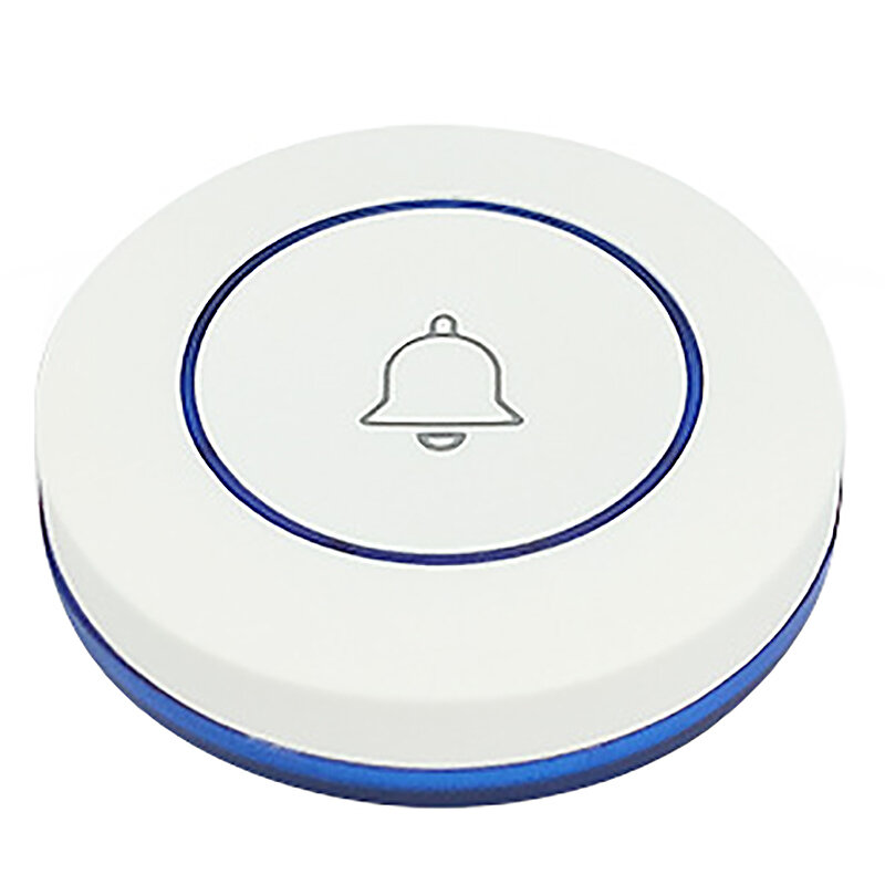 Campainha sem fio m6 com botão para exterior, wi-fi inteligente, alarme doméstico, 433