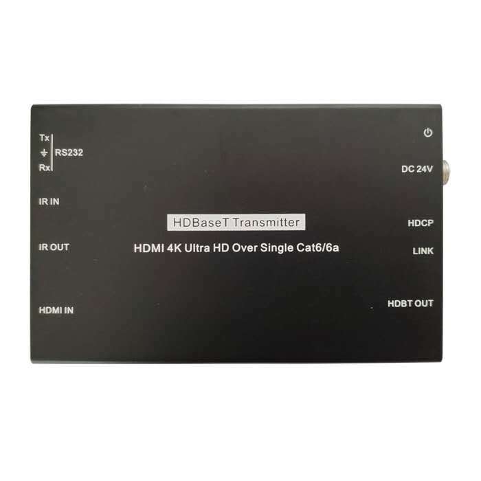 100M 4K Pro HD-BaseT HDMI Extender Kit IR dengan RS232 HDCP 4096*2160 @ 30hz Lebih Cat5 Cat6 Cat7