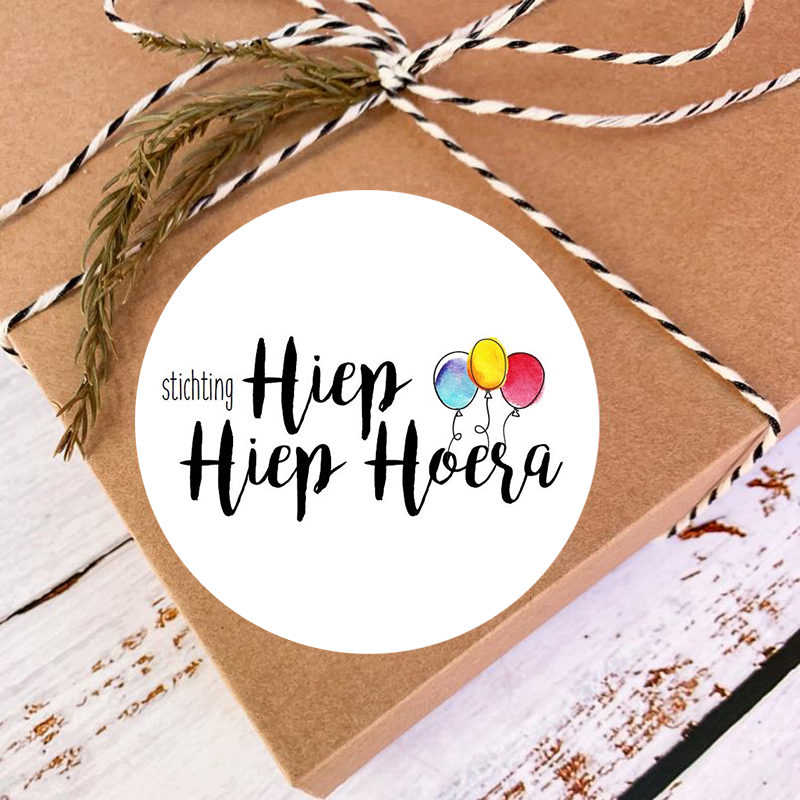 Hiep Hiep Hoera Happy Birthday Decor Labels Birthday Party Celebration Cheerful and Fun Stickers