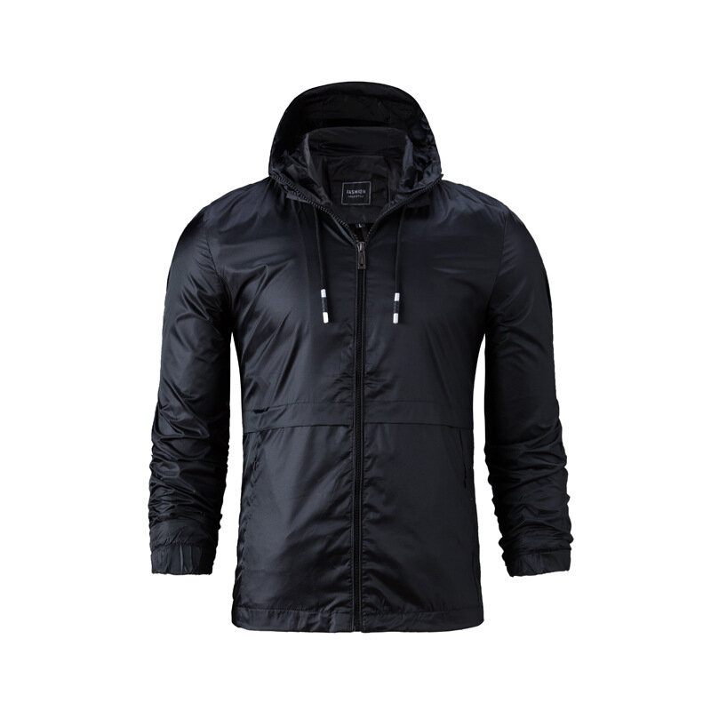 MRMT-chaqueta con capucha para hombre, abrigo ajustado de Color puro, talla grande, informal, combina con todo, tendencia, novedad de 2024