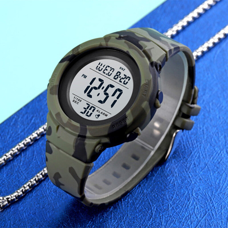 SKMEI Dual Time Цифровые спортивные часы мужские 5bar водонепроницаемые противоударные мужские наручные часы Hour Модные Повседневные reloj hombre 1615