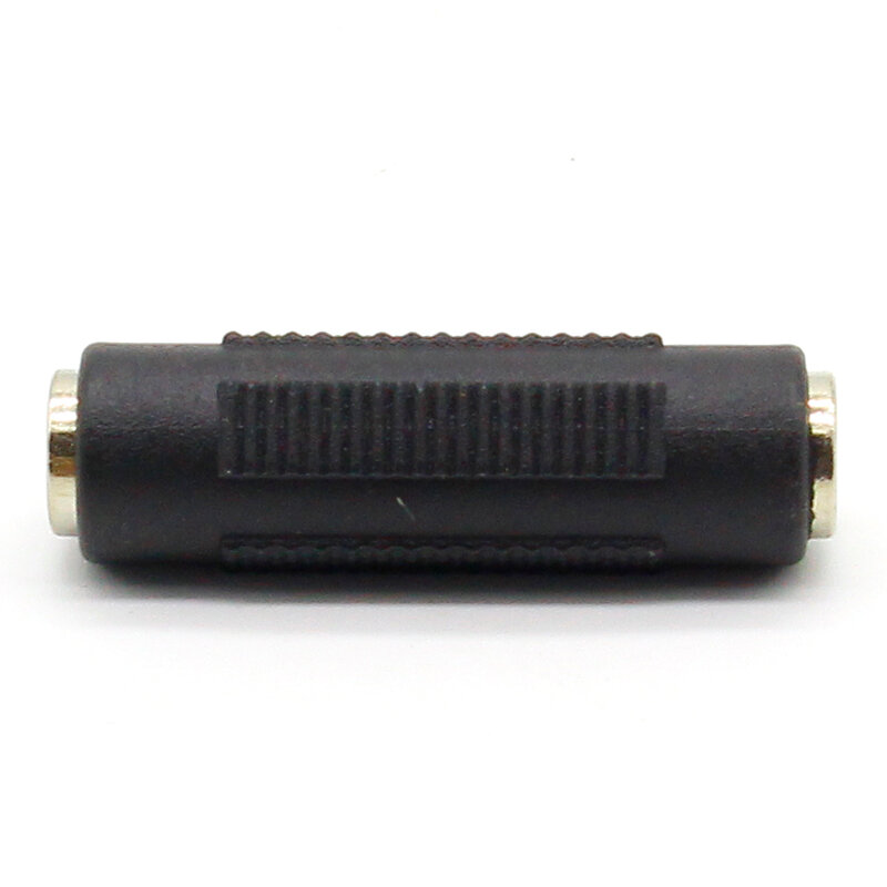 1 peça 3.5mm fêmea para 3.5mm fêmea jack adaptador de acoplador estéreo