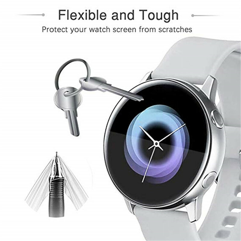 Защитная пленка для Samsung Galaxy Watch Active 2, ультратонкая, 40 мм, 44 мм