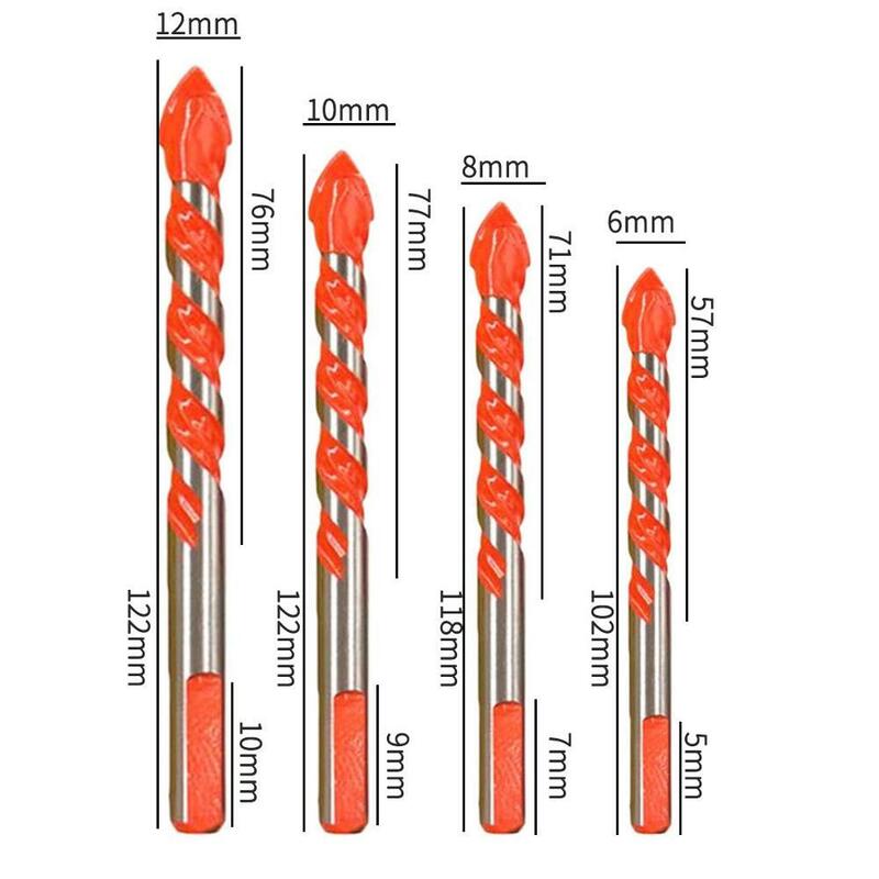 6mm-12mm Power Tools Diamond Drill Bit for Concrete Ceramic Tile Metal Drill Bits Round Shank Concrete Drill Wall Hole Drilling