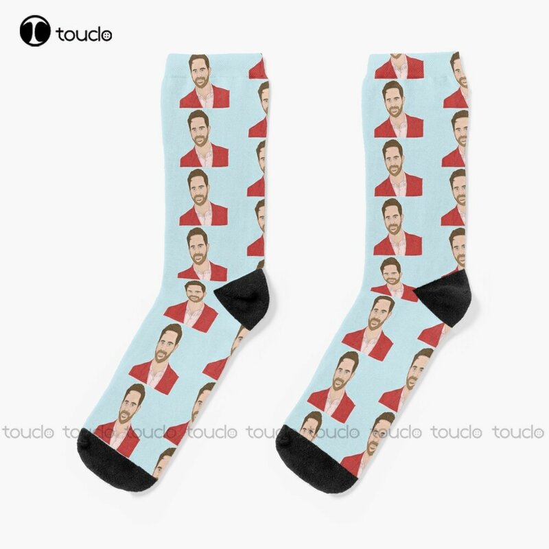 Ben platt meias coloridas meias personalizadas unisex personalizado adulto adolescente juventude meias 360 ° digital impressão dia das bruxas presente de natal