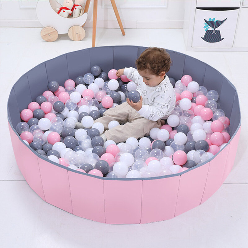 Składany suchy basen dla niemowląt basen z piłkami piłka oceaniczna kojec dla piłka dla niemowląt basen zabawki na plac zabaw dla dzieci prezent urodzinowy dla dzieci