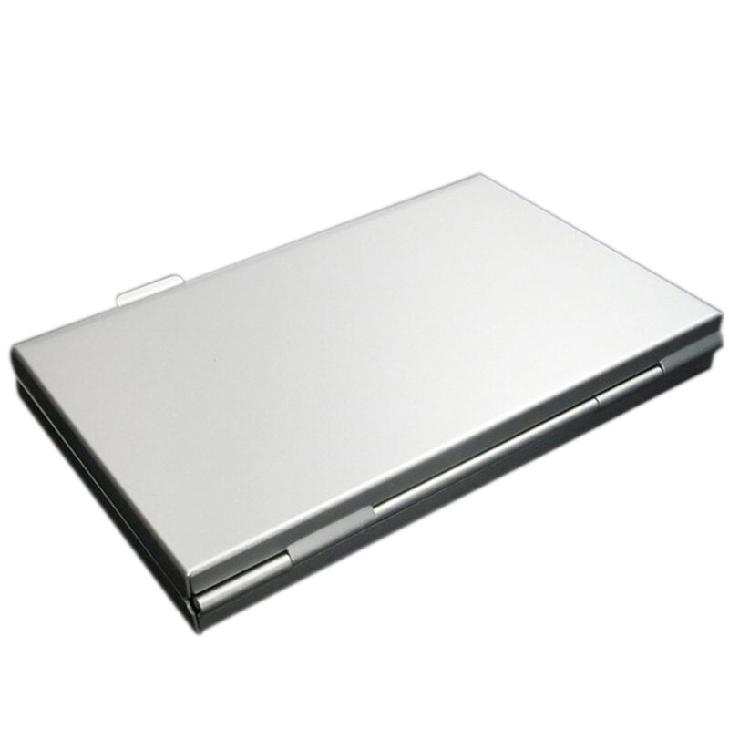 Estojo para cartão de memória Micro SD TF, 24 Slots Storage Box, Liga de alumínio, Shockproof Protector Case