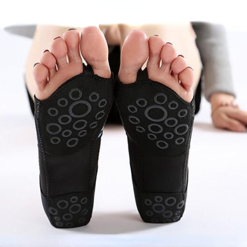 Professional Gym Yoga Socks Women's Flat Soft Non-slip Sole Ballet Fitness Dance Toeless Non Sticky Ladies Sports Pilates