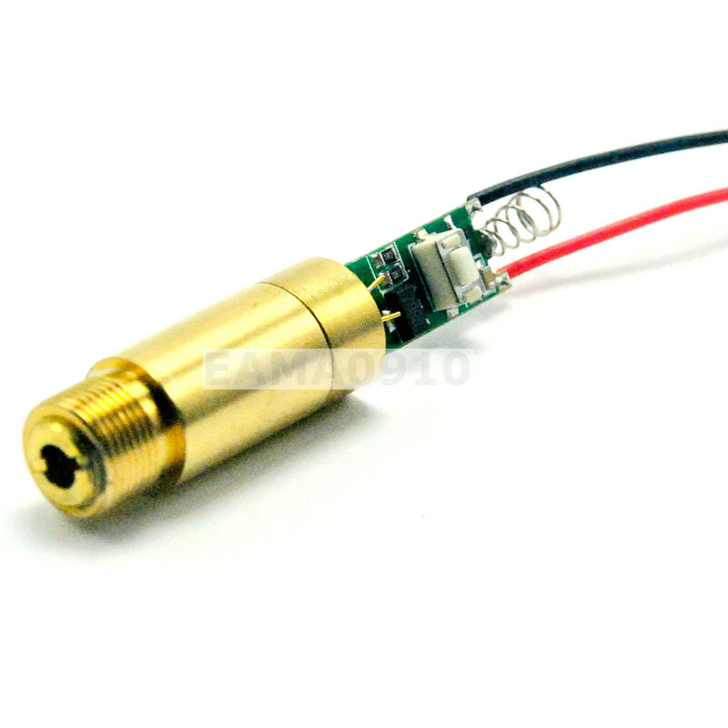 Nuovo modulo punto diodo Laser rosso 650nm 50mW 3-4.5V con modulo Driver e filo in ottone