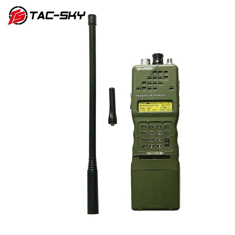TAC-SKY Militaire Tactische Headset Walkie-Talkie Simulatie Model Harris Een/PRC152 152A Virtuele Case Dummy Case