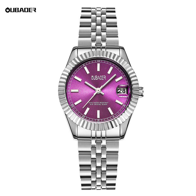 Oubaoer Vrouwen Horloges Geschenken Voor Vriendin Quartz Luxe Horloge Lady Quartz Horloge Armband Waterdicht Klok Relogio Feminino