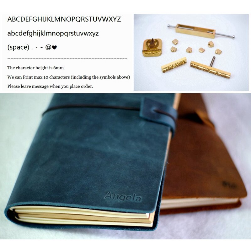 100% buatan tangan asli buku catatan wisatawan bepergian jurnal harian kulit sapi antik perencana hadiah gratis huruf timbul