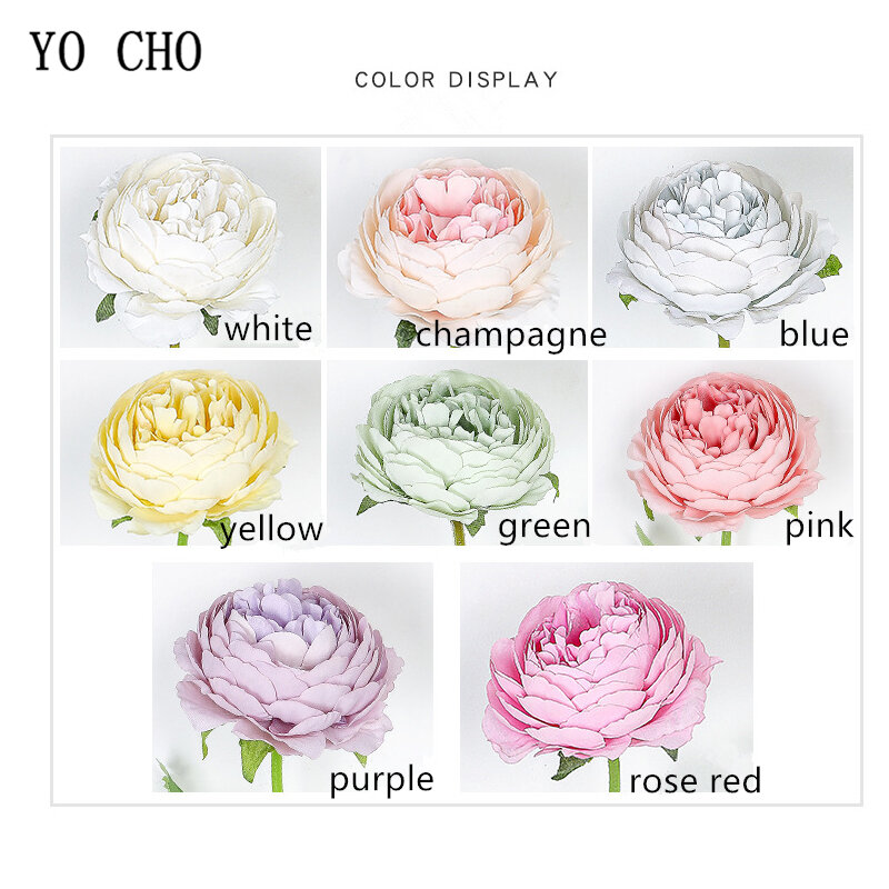 Yo cho-造花の花束,ピンクの蓮の花,結婚式の装飾用,自分で作る,ウエディングやパーティー用