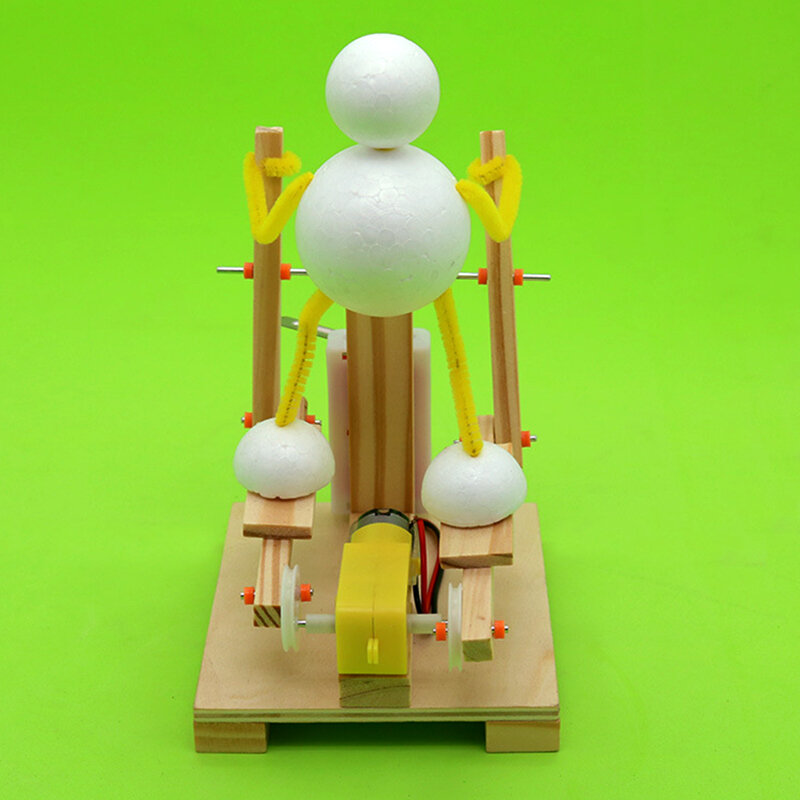 Mainan Sains Kit Robot Kebugaran untuk Anak Laki-laki Mainan Pendidikan Eksperimen Fisika Pembelajaran Tecnologia Robot Batang untuk Anak-anak 8 Tahun