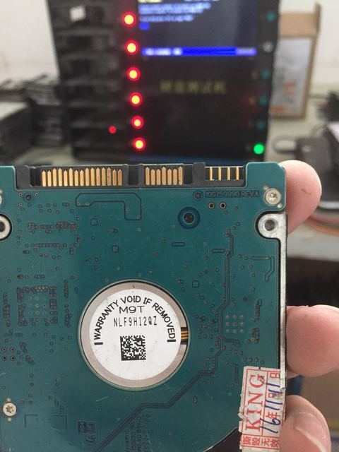 ノートパソコンのハードドライブパーツpcbボード100759990 rev aシーゲイトsa 2.5 sata hddデータ回復ST1500LM006 ST2000LM003