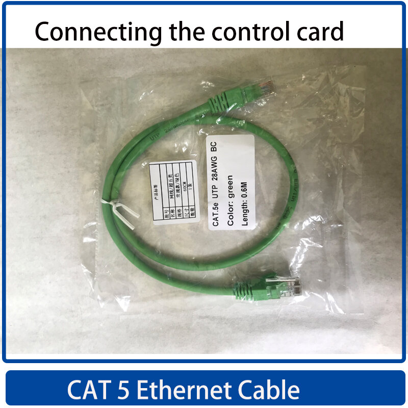 Cable de red de ingeniería especial para pantalla de visualización, Cable Ethernet Cat5, Cable Lan, UTP, RJ45, 0,6 M