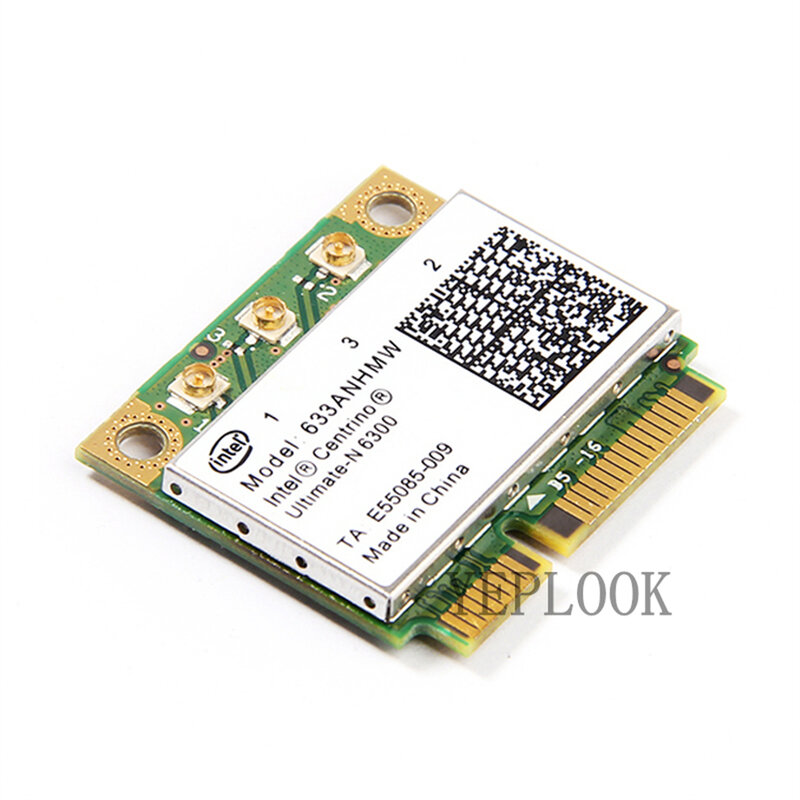 Intel Original Wifi Card 633ANHMW 6300AGN Wifi Link 6300 Dual Band 2.4Ghz 5Ghz 450Mbps Mini Half PCI-e 802.11a/g/n