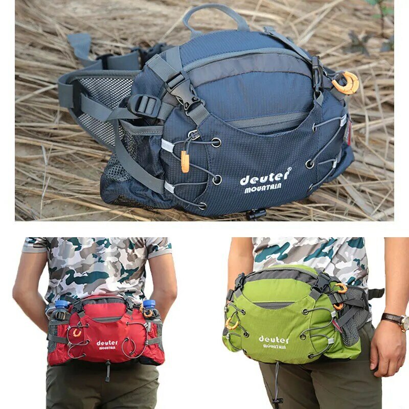 남녀공용 스포츠 허리 가방, 야외 하이킹 라이딩 방수 내마모성 백팩, 7L 캠핑 여행 숄더백, 물 XA73WD