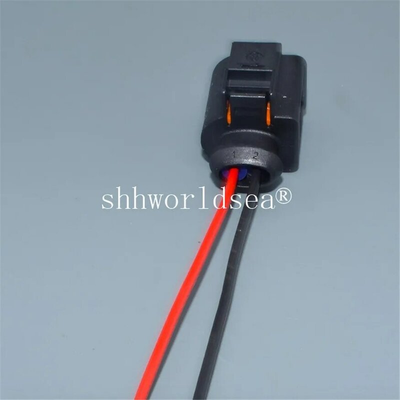 Shhworldsea-2-pin conector de fio elétrico para vw passat, golfe a3, a4, a6, buzina 4d0971992, 4d0, 971, 992, 1pcs, 3,5mm