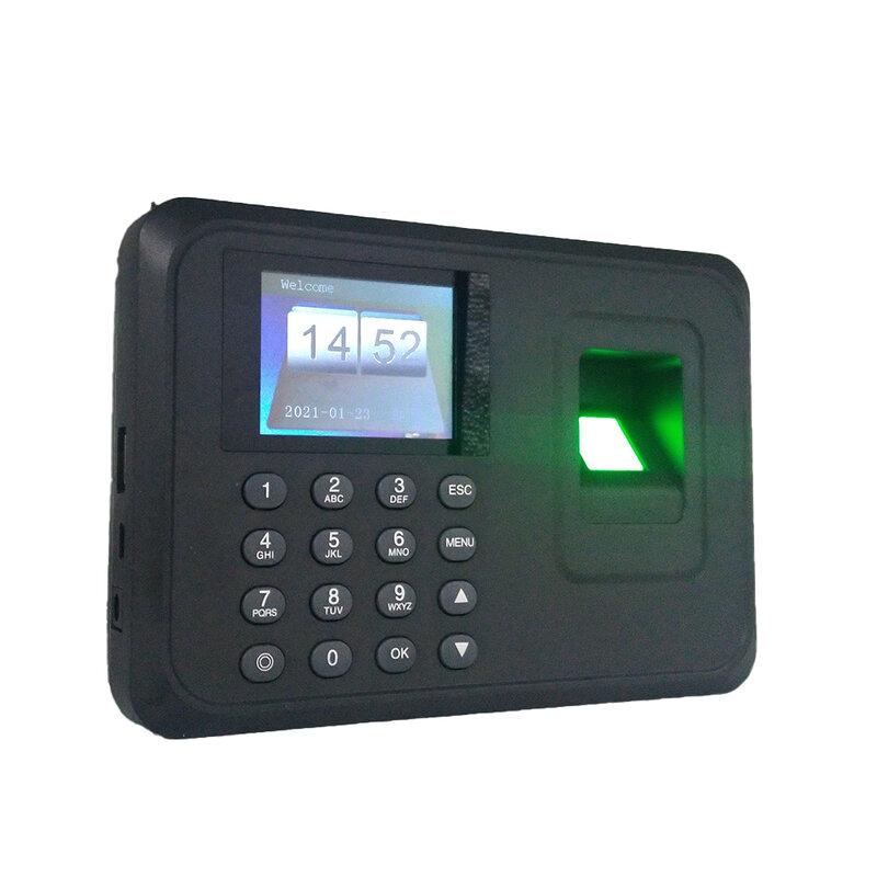 Sistema biométrico de asistencia de tiempo de huellas dactilares, grabador de reloj, dispositivo de gestión del trabajo del empleado, máquina electrónica