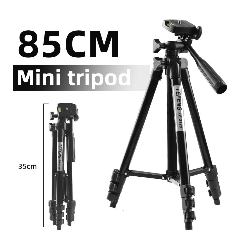 MountDog 35-85cm Mini support de trépied réglable pour support de téléphone avec Clip de téléphone pour caméra d'action GoPro