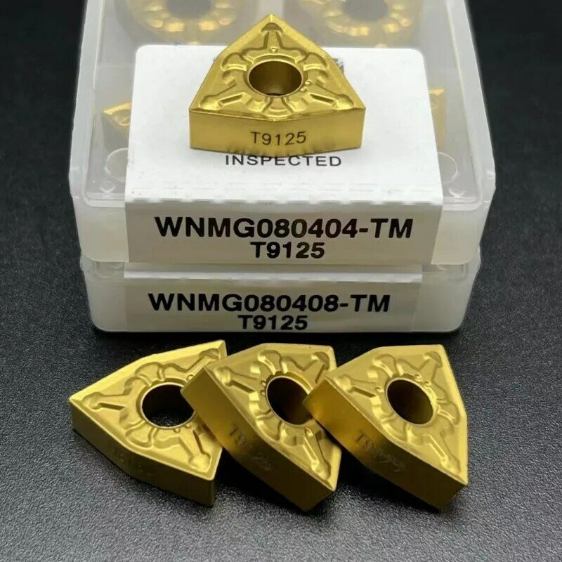 WNMG080408 WNMG080404 TM 9125 Carbide Inserts External Turning tool WNMG080408 Lathe Tools of machine industrial