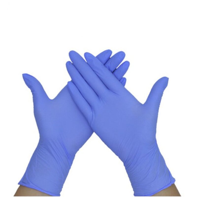 Disposable Nitrile Gloves Oil-proof Black Nitrile Tattoo Barber Labor  Insurance   Industrial  Gloves outdoor