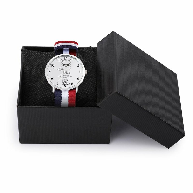 Llama relógio de quartzo viagem foto relógio de pulso menino moderno barato relógio de pulso