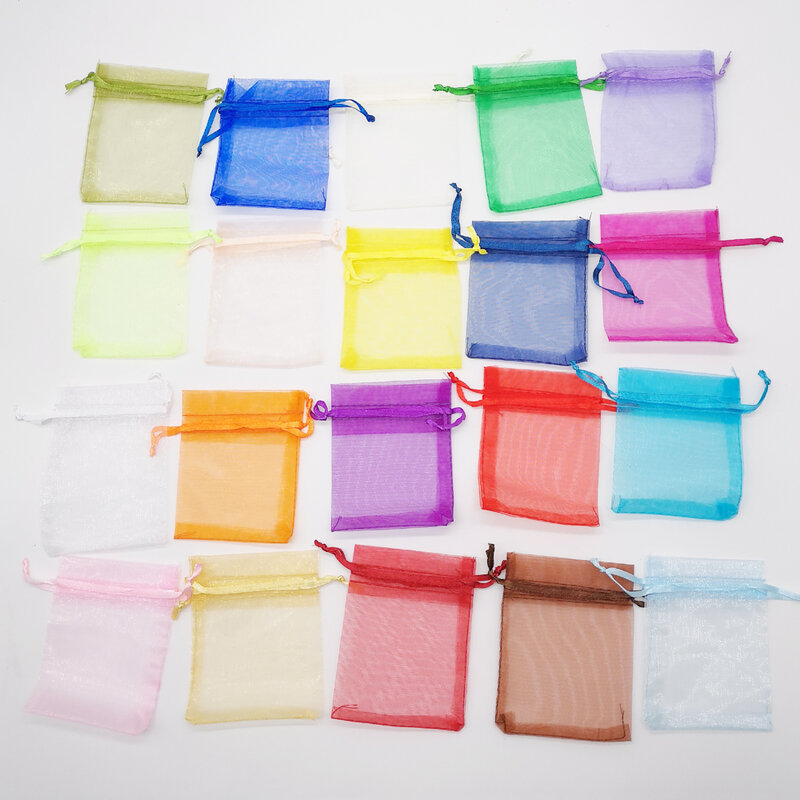 Pcs Saco Do Presente 10 50x15 centímetros Pequeno Presente Sacos de Organza Para A Embalagem Saco Do Casamento Bolsas de Armazenamento De Exibição De Jóias saco Do Presente de natal Diy